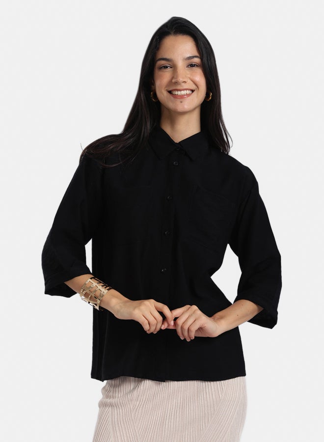 Carina Shirt with Chest Pockets - Image 1