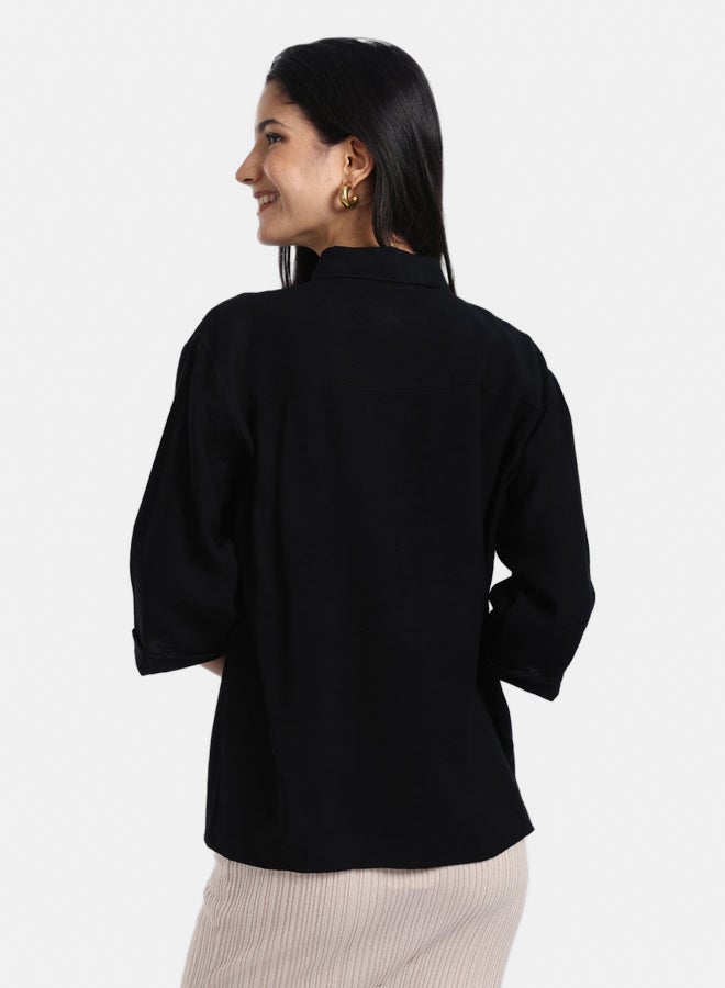 Carina Shirt with Chest Pockets - Image 3