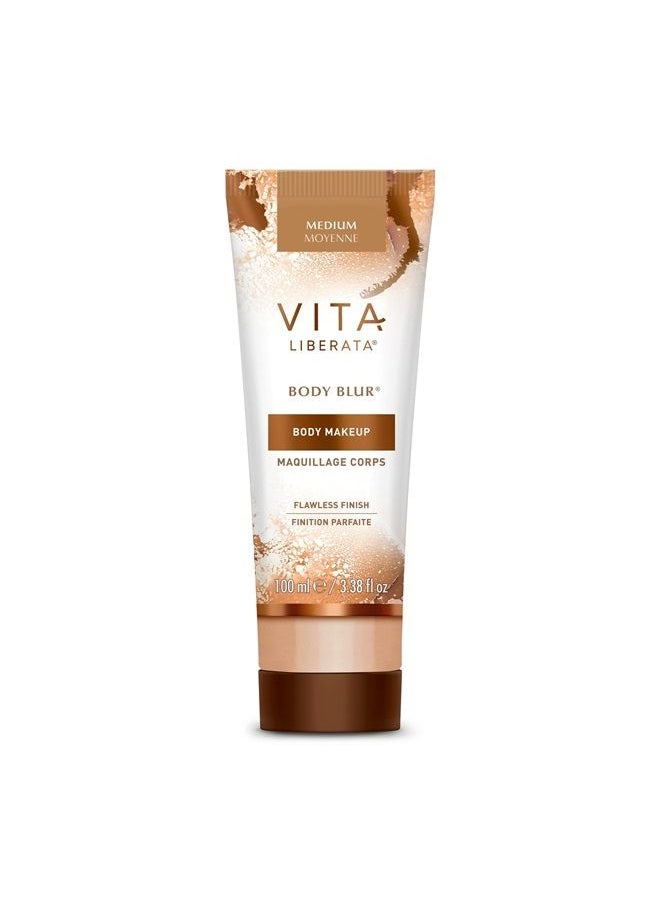 Vita Liberata Body Blur, Leg and Body Makeup. Skin Perfecting Body Foundation for Flawless Bronze, Easy Application, Radiant Glow, Evens Skin Tone,  New Packaging  - Image 1