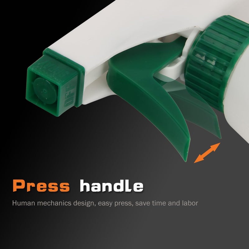 KSEIBI Garden Pressure Water Hand Sprayer with Adjustable Nozzle, 900 ml Capacity, White/Green - Image 4
