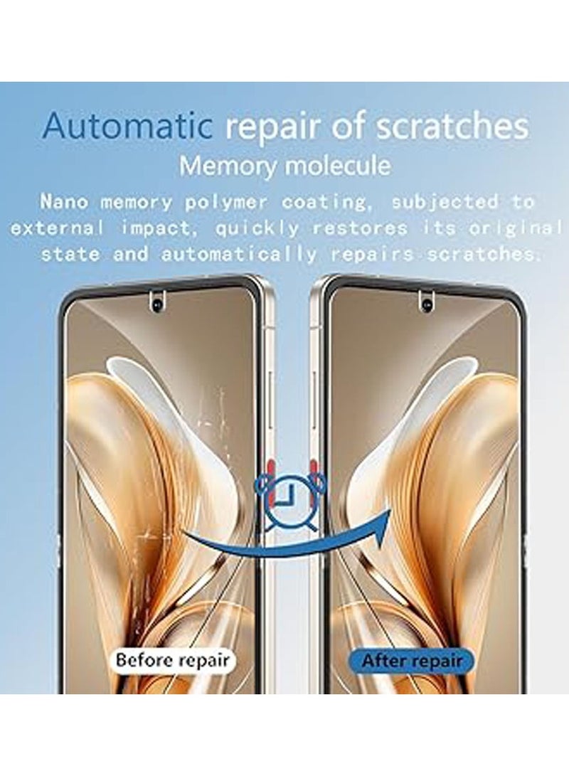 Screen Protector Compatible with ZTE Nubia Flip 5G and Camera Lens Protector 【2+2 Pack】, Bubble-Free, Scratch-Resistant, HD TPU Flexible Screen Protector for Nubia Flip 5G - Image 3