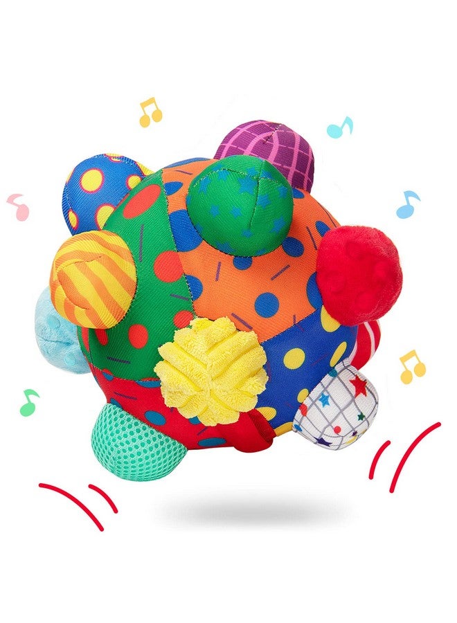 teytoy Baby Music Shake Dancing Ball Toy, Developmental Bumpy Ball Sensory Soft Toys, Easy To Grasp Bumps Help Develop Motor Skills For Girls And Boys Ages 12 Months And Up - Image 1