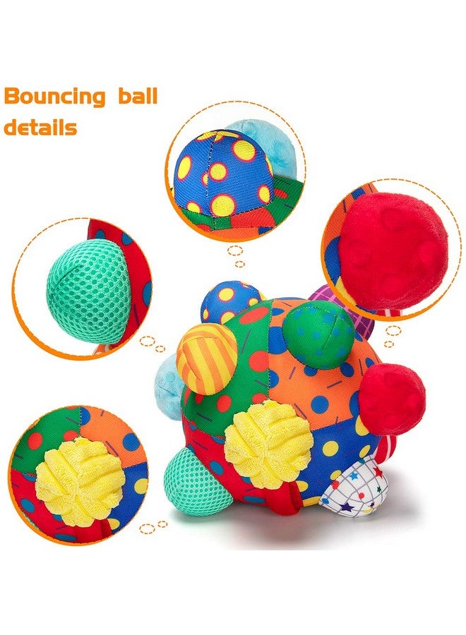 teytoy Baby Music Shake Dancing Ball Toy, Developmental Bumpy Ball Sensory Soft Toys, Easy To Grasp Bumps Help Develop Motor Skills For Girls And Boys Ages 12 Months And Up - Image 2