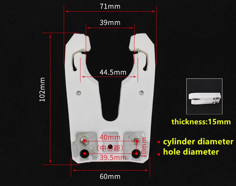 CNCTOPBAOS 3Pcs BT30 Tool Holder Clamp Claw,ATC Spindle Motor knife shank Tool Clamping Explosion Proof 10cm Length for ATC Automatic tool Changer CNC Router Engraving Machine - Image 5