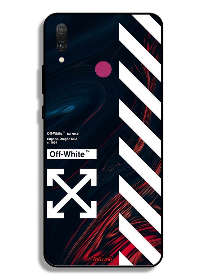 Tolwak Huawei Y9 (2019) Protective Case Cover Off White Sticker - Image 2