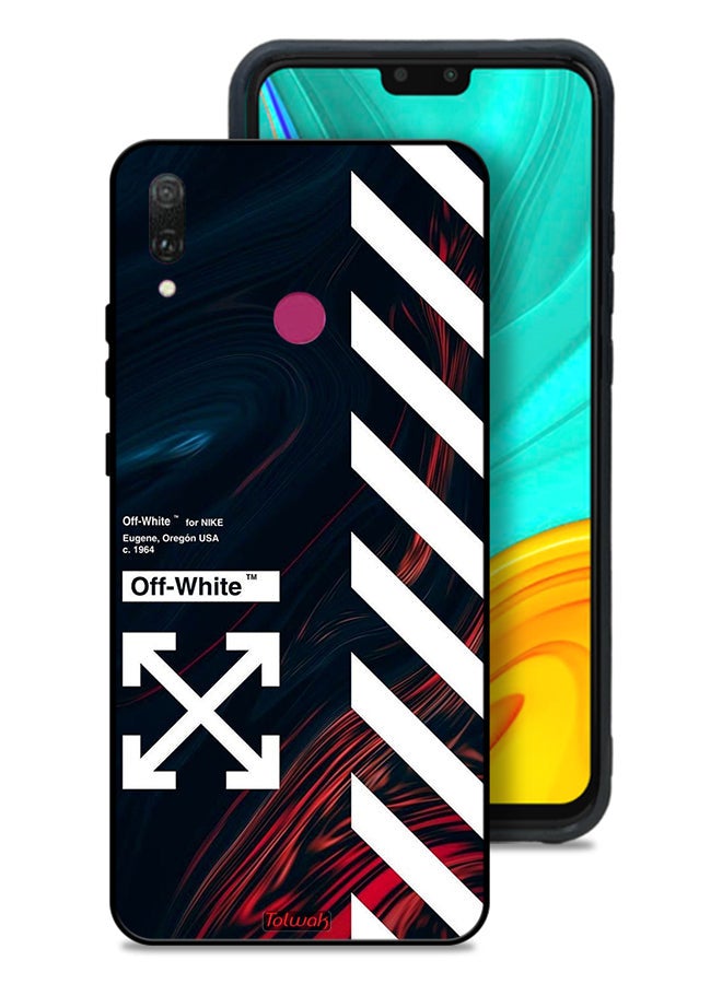 Tolwak Huawei Y9 (2019) Protective Case Cover Off White Sticker - Image 1