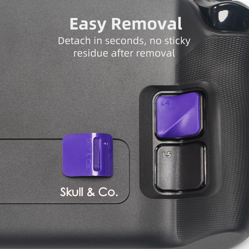 Skull & Co. Back Button Enhancement Set, Improvement Button Protection Kit for Steam Deck- OD Green, 4pcs - Image 4