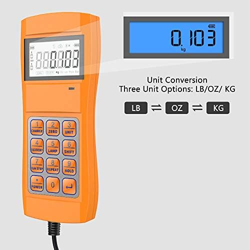 Elitech LMC-300 Electronic Refrigerant Charging Scale for HVAC Wired Remote Recovery Weight A/C Scale 220lbs - Image 3