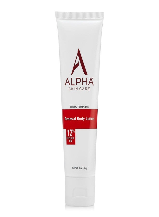 Alpha Skin Care Revitalizing Body Lotion, 12% Glycolic AHA, Simple & Effective Daily Moisturizer Hydroxy Acid, Hydrates & Exfoliates for Soft, Smooth Skin, Anti-Aging, Travel Size, 3 Oz - Image 1