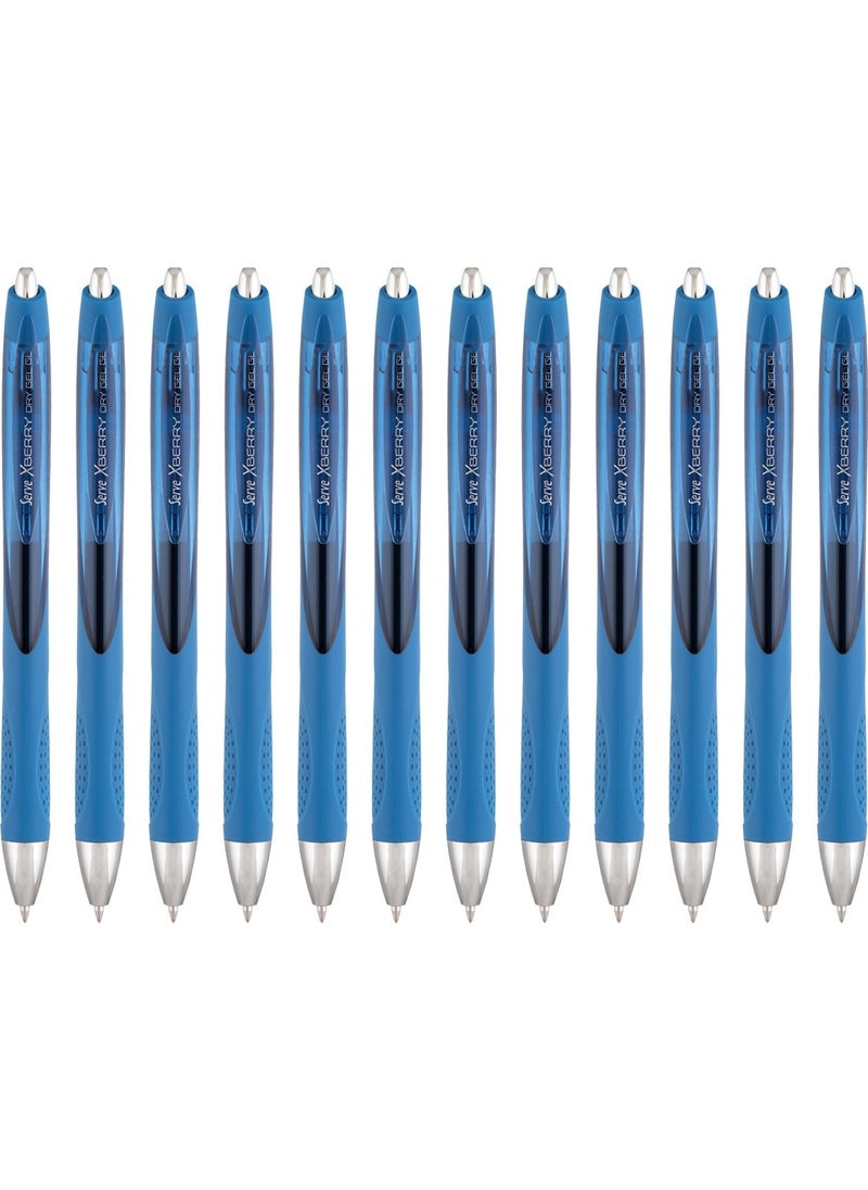 0.7 mm Xberry Gel Pen Blue-Black Box of 12 - pzsku/Z13E6A5DACA046D0BC4ECZ/45/_/1728052665/b04d3bdf-1594-4167-8315-74d8d42665be