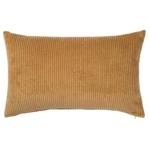 Guffaw Corduroy Rectangular Cushion Covers, Size 12x18, Pack of 2, Multiple Colors (2, Coffee Brown) - Image 2