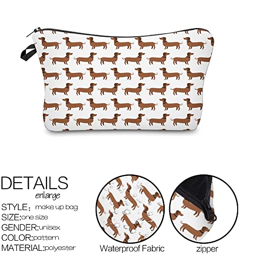 Deanfun Cosmetic Bag for Purse, Waterproof Makeup Bags Roomy Toiletry Pouch Travel Accessories Gifts (55729) - Image 2