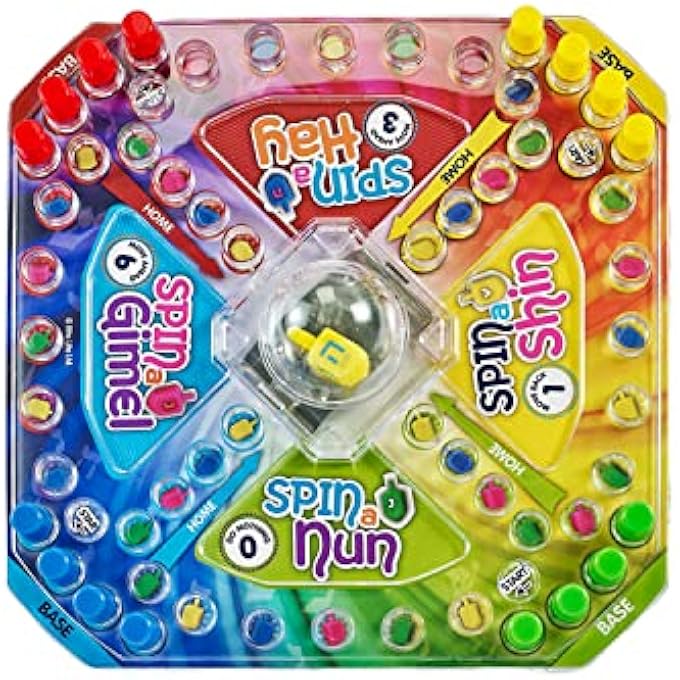 Rite Lite Dreidel Pop  Spin Hanukkah Board Game  Chanukah Gifts Decorations Goodie Bag Rewards Jewish Holiday Party Favors Gift Set for Kids Judaica - Image 3