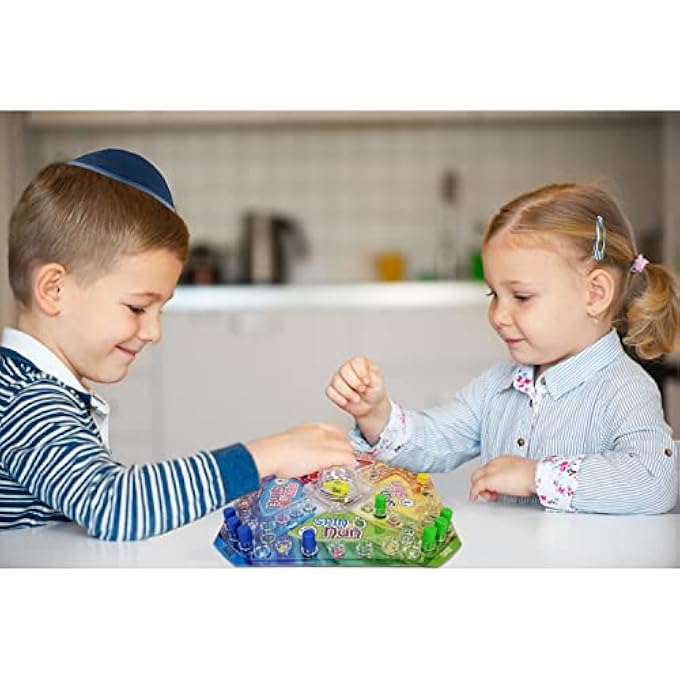 Rite Lite Dreidel Pop  Spin Hanukkah Board Game  Chanukah Gifts Decorations Goodie Bag Rewards Jewish Holiday Party Favors Gift Set for Kids Judaica - Image 2