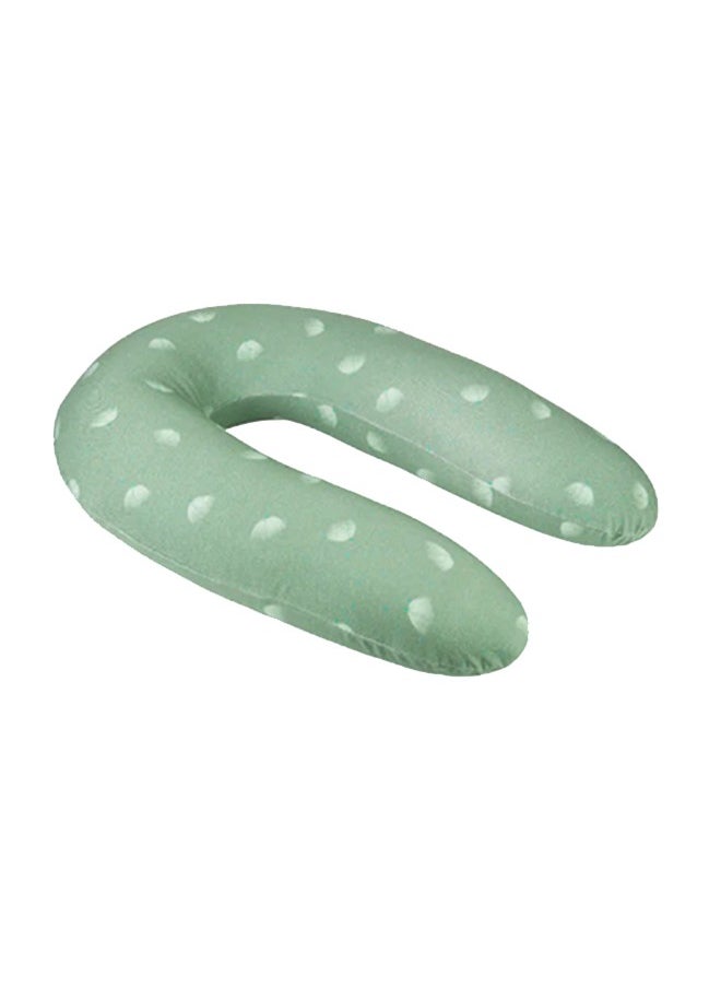 babymoov B.Love Organic Cotton 2 - In - 1 Pregnancy Pillow And Maternity Nursing Support Pillow, Toxproof And Oeko - Tex Certified, Green  - Image 1
