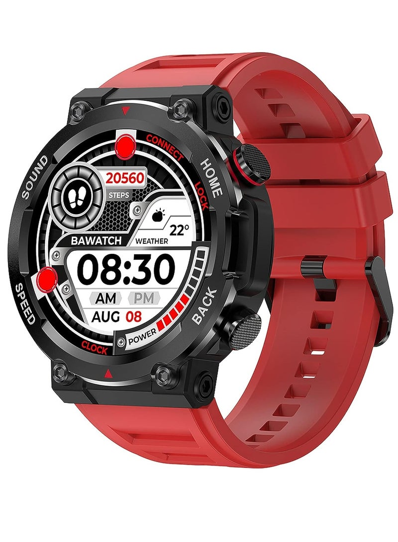 RollsTimi  Men's Military Smart Watch,1.39 inch HD Screen Smartwatch with Bluetooth Call Heart Rate Sleep Monitor Outdoor Sports Watch for iOS Android - Image 1