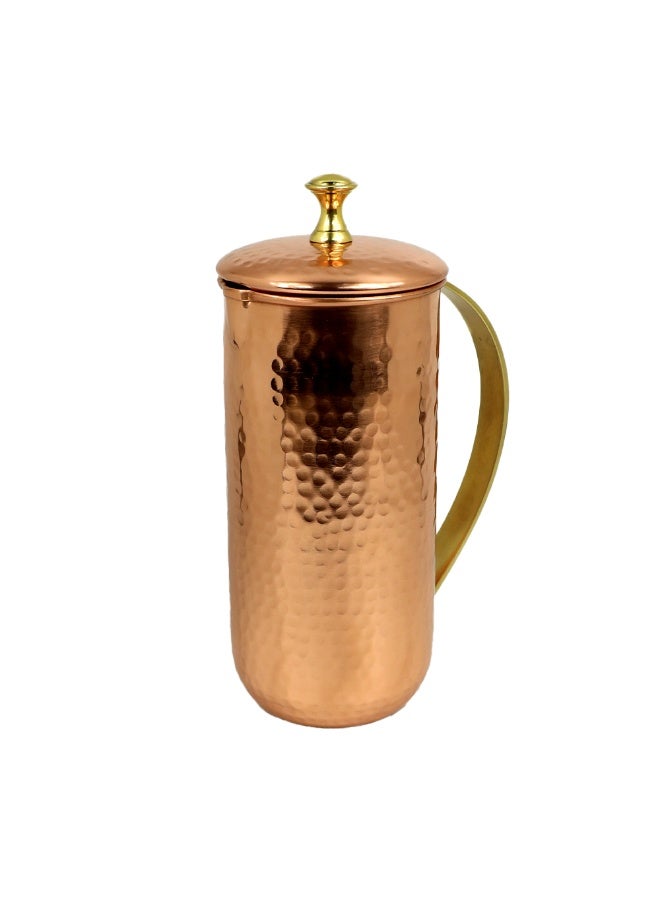 Copper Pitcher 20 cm – Traditional Ayurvedic Water Jug for Health & Hydration