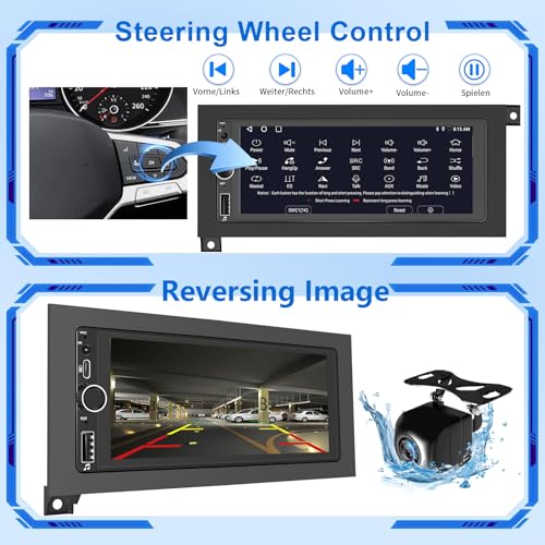 Zeminba Car Stereo Radio with GPS Navi Carplay Android Auto for 1994-2001 Dodge Ram 1500 2500 3500 Avenger Durango/Caravan Dakota 1984-2000/Jeep Cherokee Wrangler 1997-2002/Chrysler Cirrus 1995-2000 - Image 5