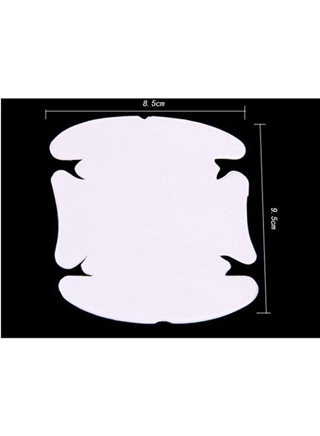 4 Pieces Sheets Universal Invisible Car Door Handle Paint Scratch Protection Film - Image 2