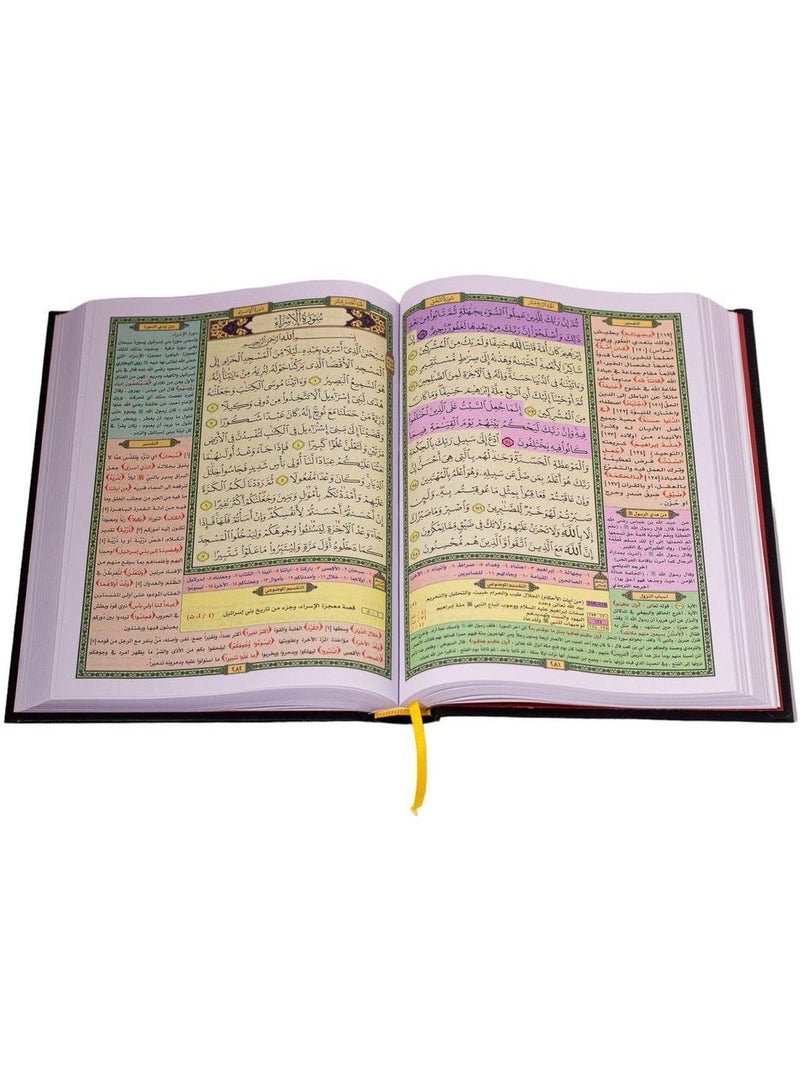 مصحف التفسير الموضوعي للحافظ المتقن مع أسباب النزول حجم كبير 35*25 - Image 3