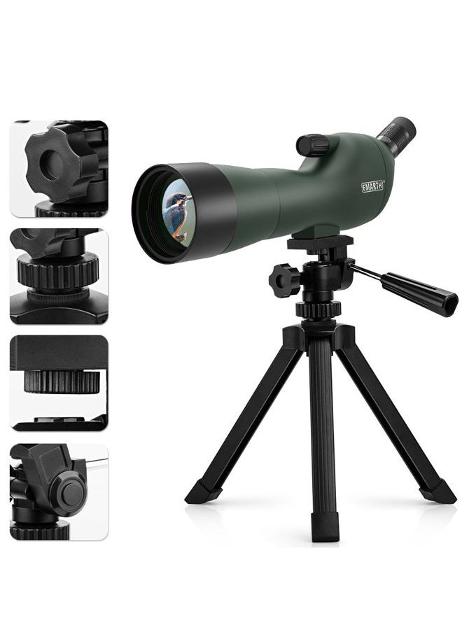 Emarth 20-60x60AE 45 Degree Angled Spotting Scope with Tripod, Phone Adapter, Carry Bag, Scope for Target Shooting Bird Watching Hunting Wildlife  - Image 2