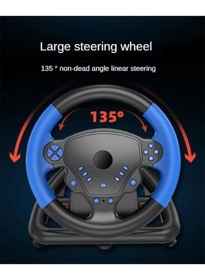 Bukela Racing Game Steering Wheel 4-in-1 Multi-function Vibrating Steering Wheel PS3/PS4 Android PC Universal - Image 3
