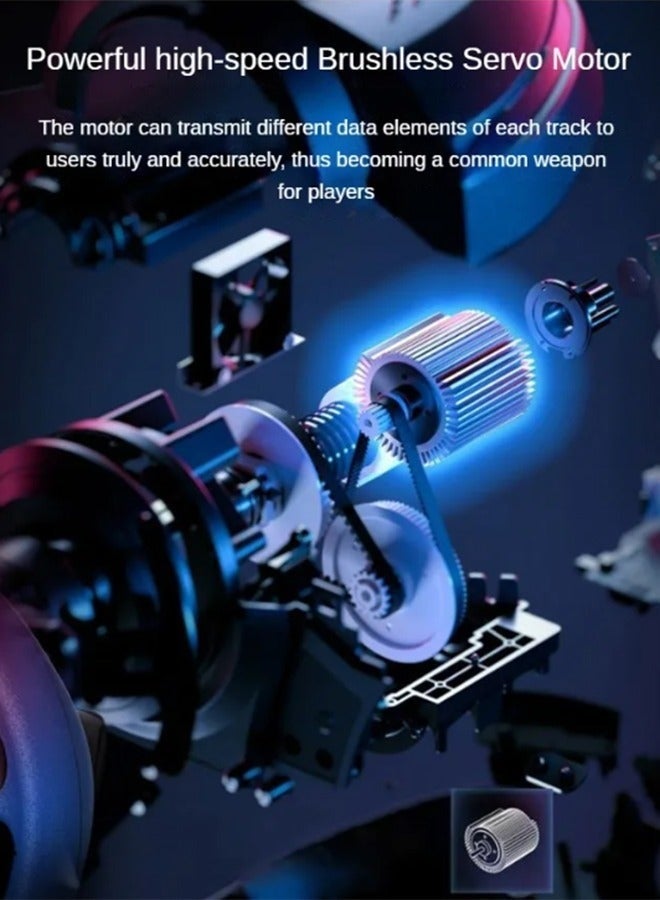 Bukela Racing Game Steering Wheel 4-in-1 Multi-function Vibrating Steering Wheel PS3/PS4 Android PC Universal - Image 4