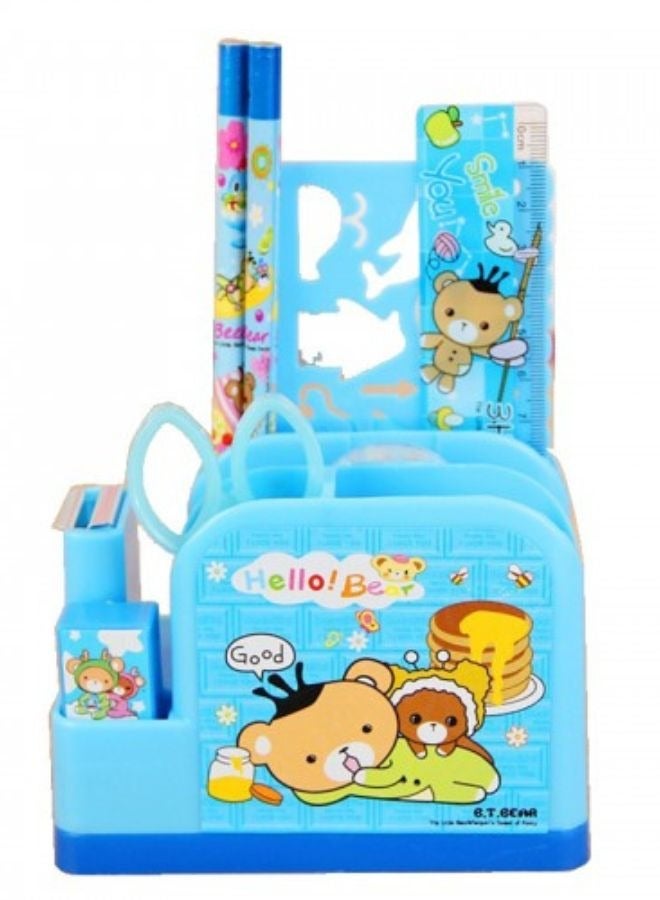 DecoLoral DECOR ME Stationary Holder set 9H*12L*6.5W (Blue) - Image 1