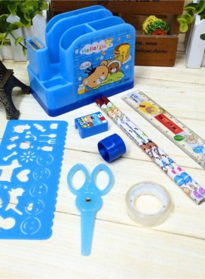 DecoLoral DECOR ME Stationary Holder set 9H*12L*6.5W (Blue) - Image 3