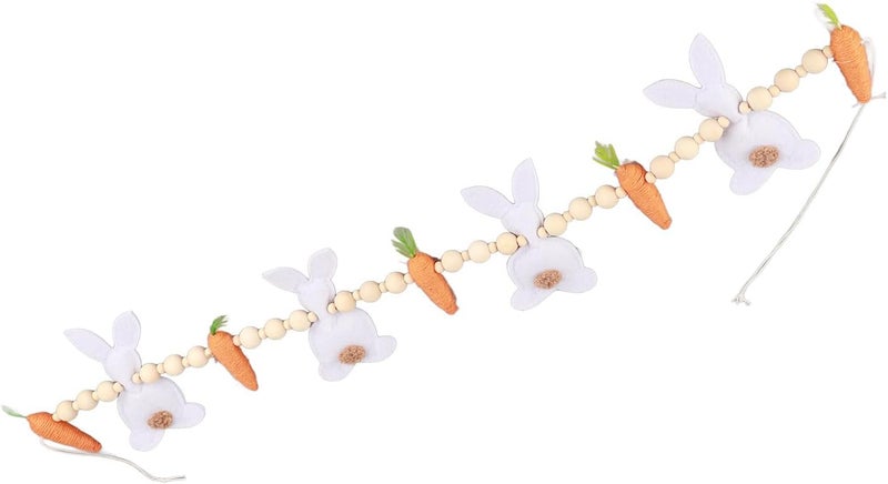 HEEPDD Easter Bunny Garland, Vibrant Colors, Creative Signs, for Home Party Decor, Spring Garland, Happy Easter Party Supplies (A) - Image 5