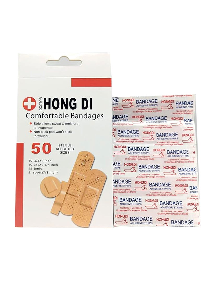 Antibacterial Fabric  Bandages – Flexible & Dirt Resistant, Strip Plasters for Minor Cuts & Scrapes, Helps Prevent Infection, Wrapped for First Aid Wound Care - Image 4