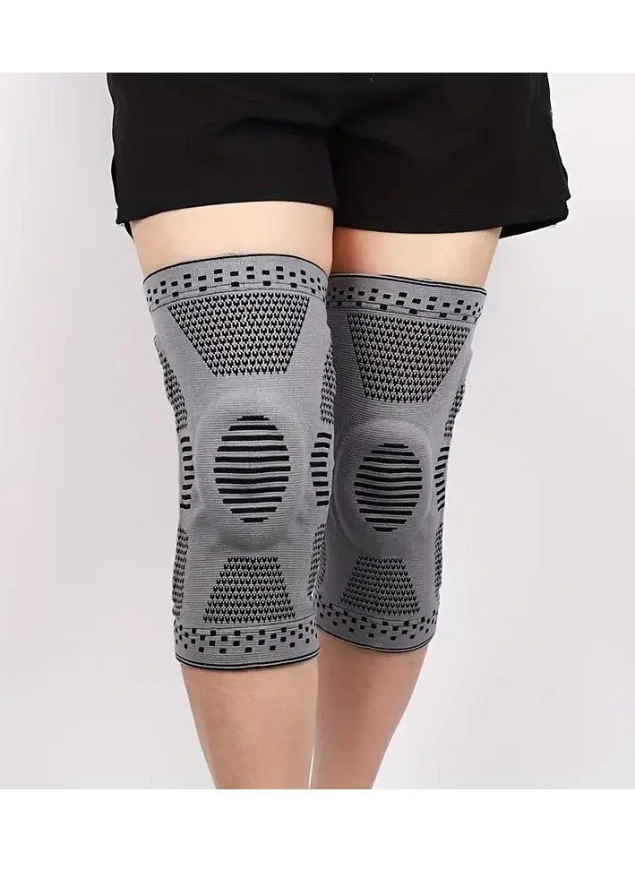 Gonice - 1pc Professional Knee Brace, Compression Knee Sleeve With Patella Gel Pad And Side Stabilizer, Knee Support Bandage Pain Relief Medical Knee Pad For Running, Exercise, Arthritis, Joint Recovery - Image 1