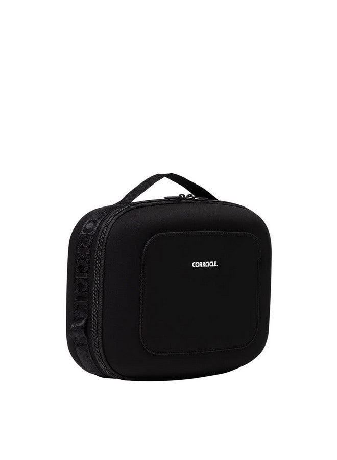 كوركسيكل حقيبة غداء معزولة من Corkcicle Lunchpod، مصنوعة من النيوبرين الأسود، 11 بوصة × 8.75 بوصة × 4 بوصة - صندوق غداء مقاوم للكسر يتسع لحاوية طعام سعة 16 أونصة - حقيبة تبريد مزودة بمقبض لسهولة الحمل، وجيب خارجي وداخلي  - Image 2