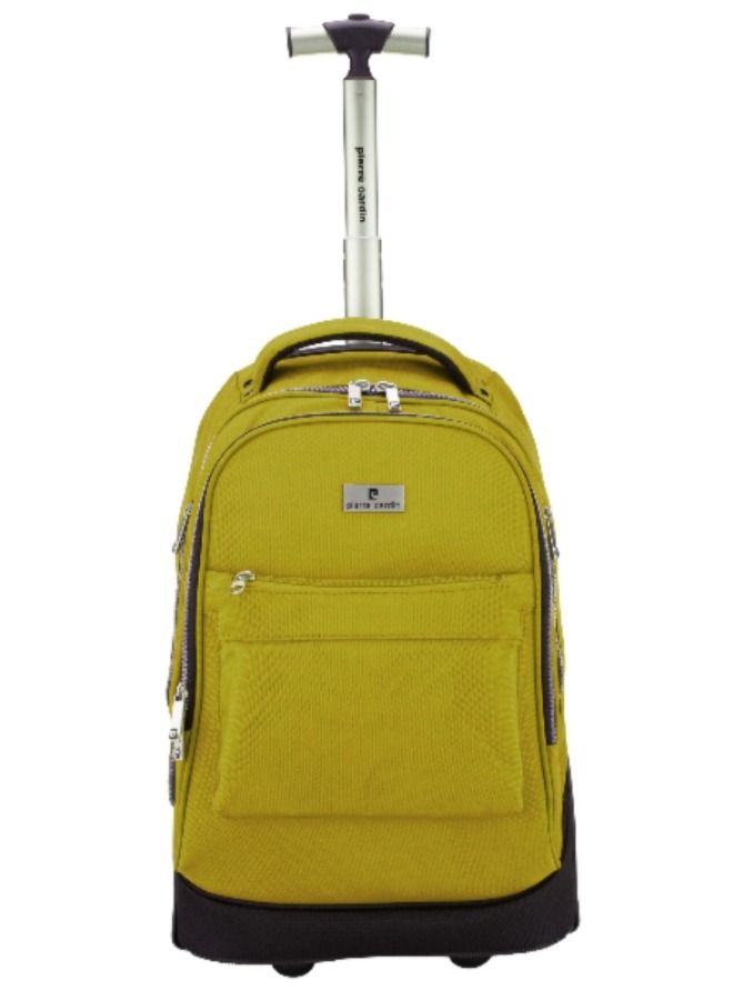 pierre cardin 3 Piece Kids School Trolley Bag laptop compartment Big Wheels With Lunch bag & Pencil Case  - Image 4