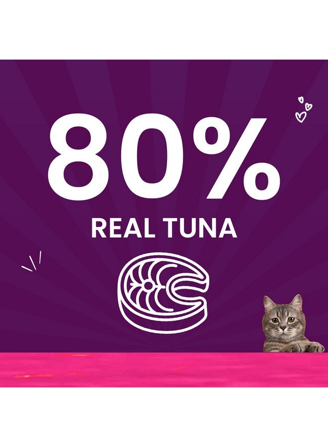 جووفى تريلز طعام القطط الرطب والقطط الصغيرة من Goofy Tails، سمك التونة والأنشوجة 350 جم (70 جم × 5 أكياس)، خالٍ من المواد الحافظة والغلوتين والحبوب، طعام رطب متوازن للقطط، مدعم بالتورين مع أوميجا 3 ومضادات الأكسدة - Image 5