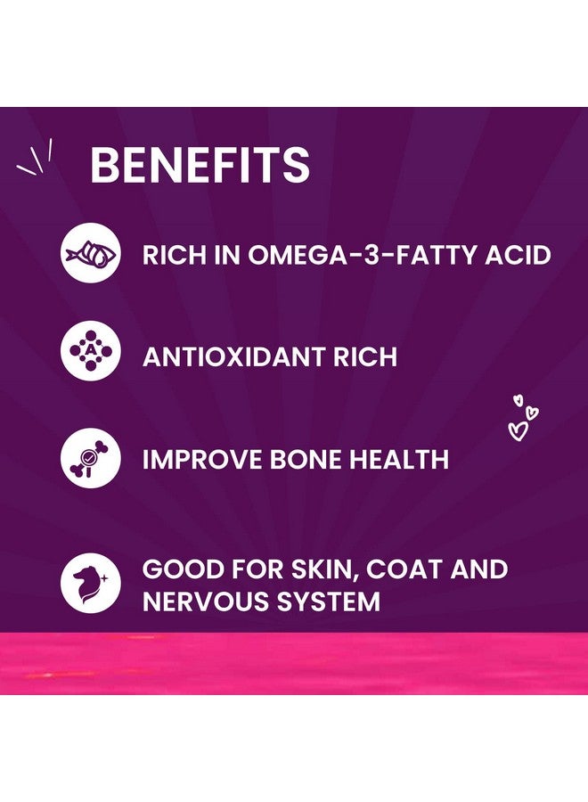 جووفى تريلز طعام القطط الرطب والقطط الصغيرة من Goofy Tails، سمك التونة والأنشوجة 350 جم (70 جم × 5 أكياس)، خالٍ من المواد الحافظة والغلوتين والحبوب، طعام رطب متوازن للقطط، مدعم بالتورين مع أوميجا 3 ومضادات الأكسدة - Image 3