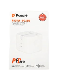 POWER N 50W Power N wall charger - equipped with two PD ports for fast charging  - Image 2