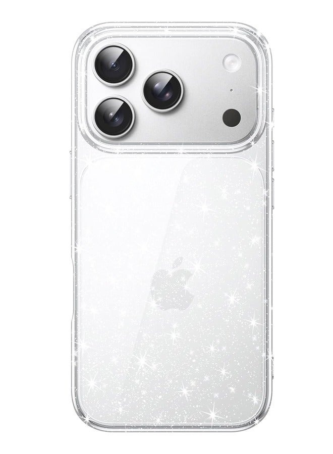 Phone Case Compatible with iPhone 17 Pro Max, Glitter Case Clear Sparkling Protective Bumper Cute Cover for Girls Women - Image 1