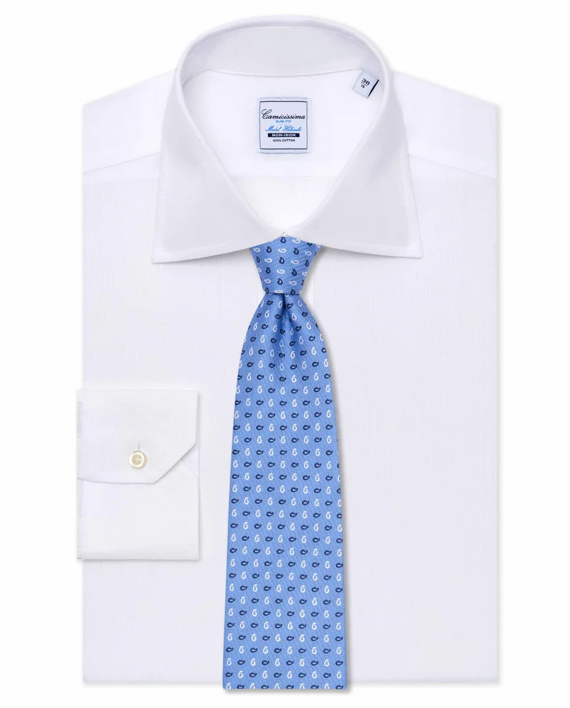 كاميتشسما ربطة عنق جاكار بنقوش حريرية