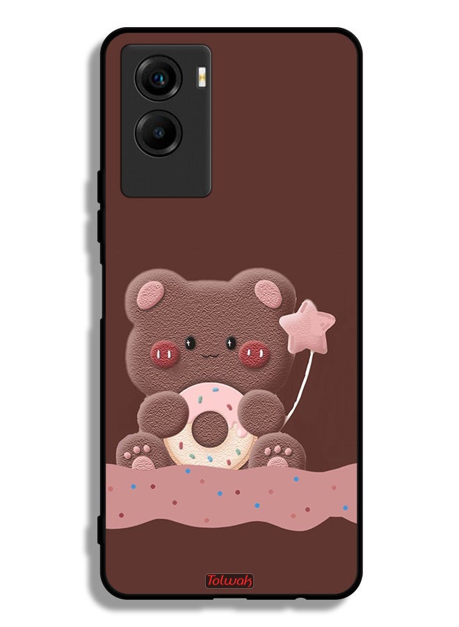 Tolwak Vivo Y55s 5G (2021) Protective Case Cover Donut Bear - Image 2