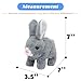 Hopearl Hopping Rabbit Interactive Electronic Pet Plush Bunny Toy with Sounds and Movements Animated Walking Wiggle Ears Twitch Nose Gifts for Toddlers Birthday Gray 7 - Image 4