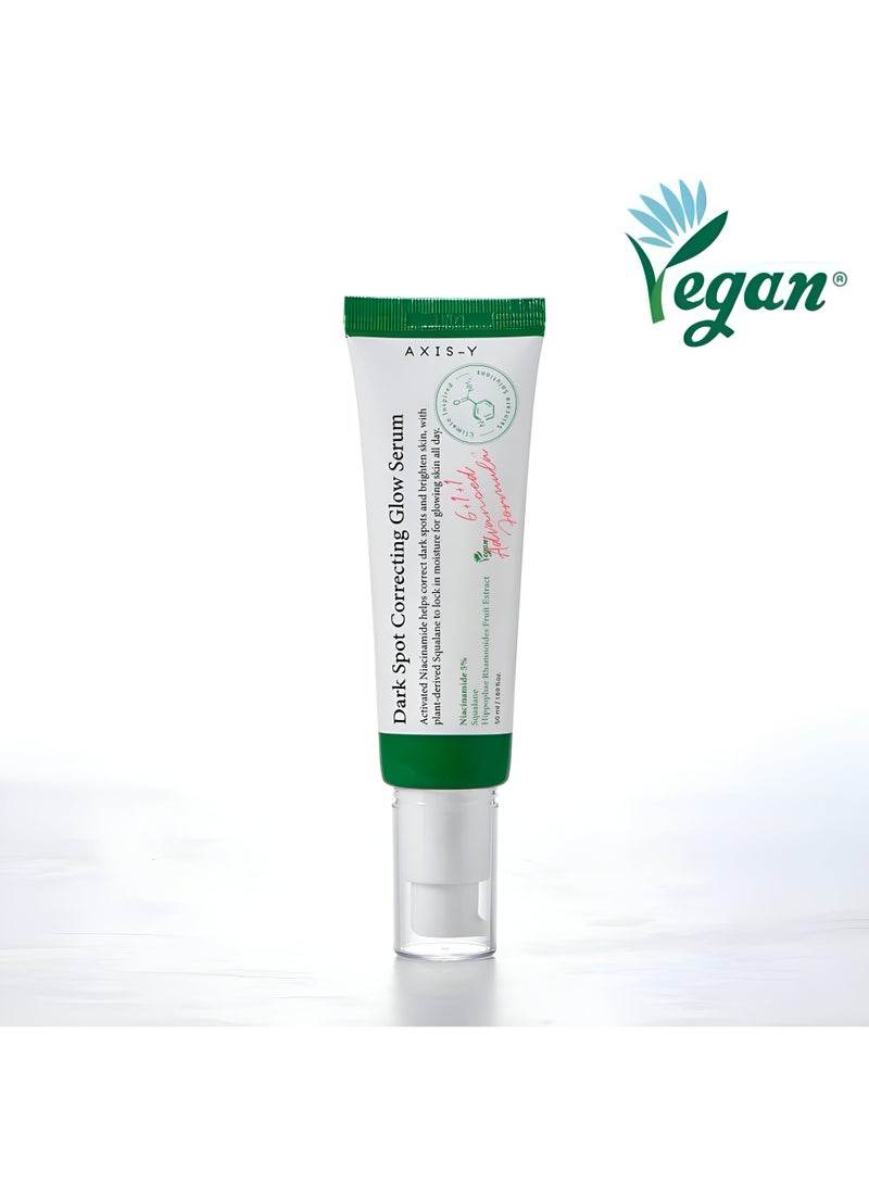 AXIS-Y Dark Spot Correcting Glow Serum 50Ml, In An Upgraded Formula To Brighten And Hydrate Skin While Offering Spf50+ Sun Protection, Reducing The Appearance Of Stubborn Spots And Enhancing Skin Clarity - Image 1
