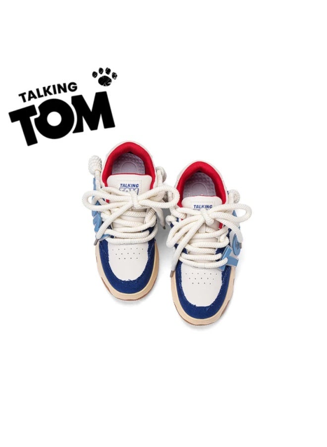 Talking Tom Men's Casual Low-top Sneakers Women's Student Sports Designer Couple Loafers Ash Blue Size 38 - Image 5