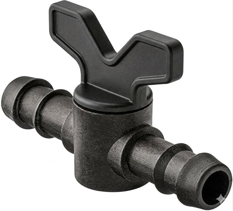 Drip Irrigation Stopper, Black, 16mm, Leak Proof Dual Control Valve, Pack of 10