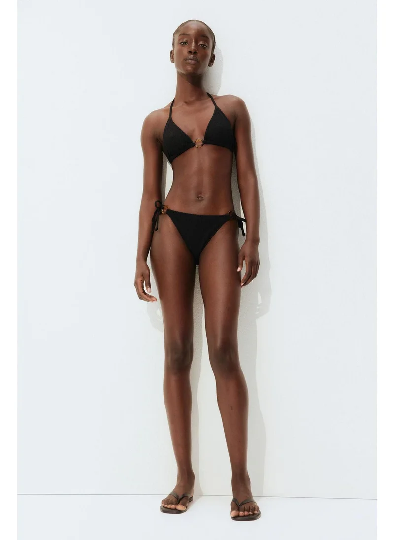 اتش اند ام Tie tanga bikini bottoms