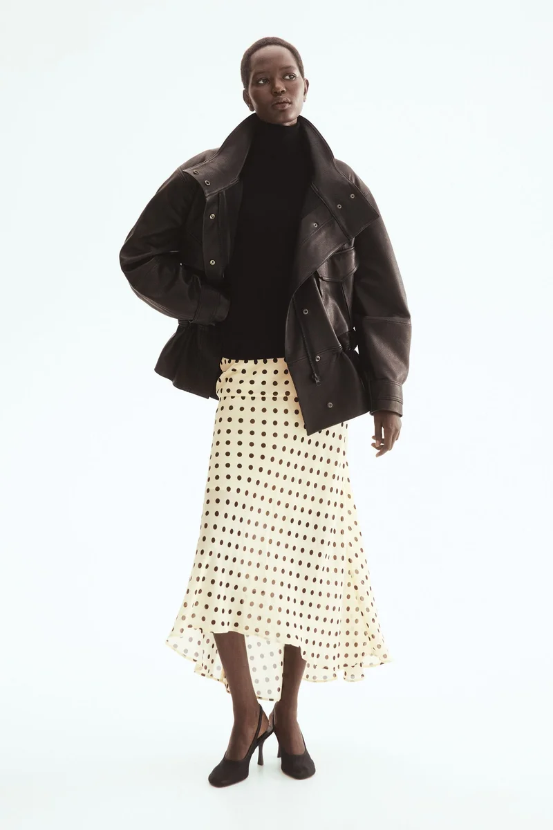 اتش اند ام تنورة من الفيسكوز