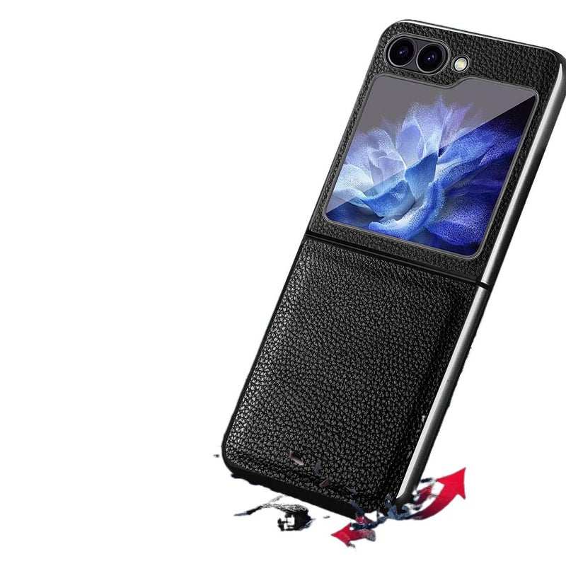 غطاء واقي | Plastic | حماية من السقوط | مطلي بالكهرباء | أخضر | مقاوم للصدمات لـ Samsung Galaxy Z Flip 4 - Image 2