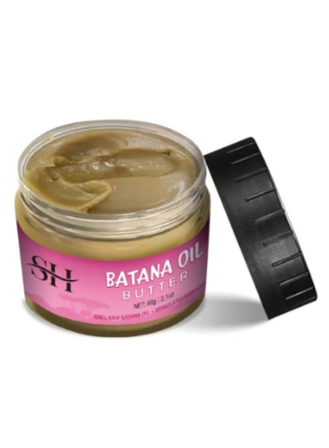 SHA Oil Pure,100% Batana Oil for Hair Growth Dr Sebi,Veganic Natural Hair Growth Oil Effective Against Regional Alopecia,Soothe Scalp,Repair Damaged Hair and Promote Hair Regrowth,60g,2.1Oz. - Image 1