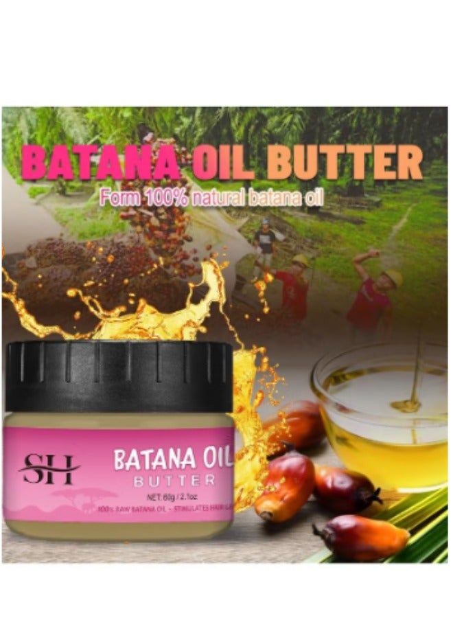 SHA Oil Pure,100% Batana Oil for Hair Growth Dr Sebi,Veganic Natural Hair Growth Oil Effective Against Regional Alopecia,Soothe Scalp,Repair Damaged Hair and Promote Hair Regrowth,60g,2.1Oz. - Image 2