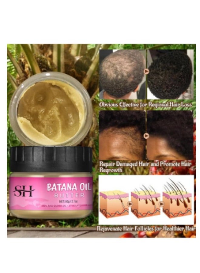 SHA Oil Pure,100% Batana Oil for Hair Growth Dr Sebi,Veganic Natural Hair Growth Oil Effective Against Regional Alopecia,Soothe Scalp,Repair Damaged Hair and Promote Hair Regrowth,60g,2.1Oz. - Image 5